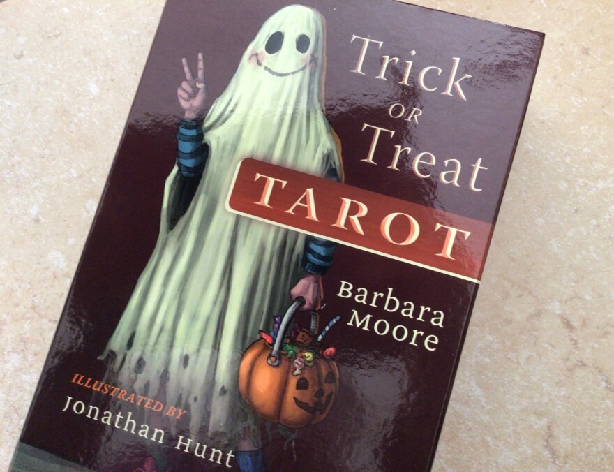 New deck, trick or treat tarot by Barbara Moore - blog post by m-c