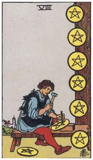 Eight of Pentacles