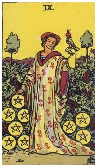 Nine of Pentacles