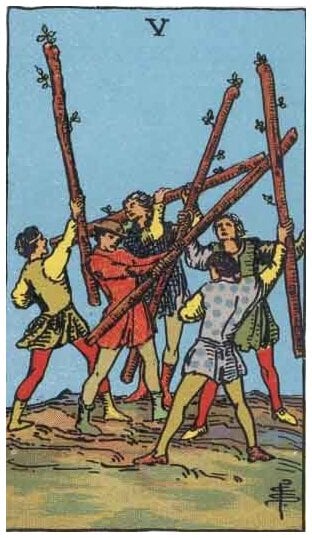 Five of Wands