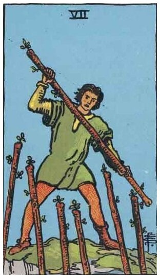 Seven of Wands