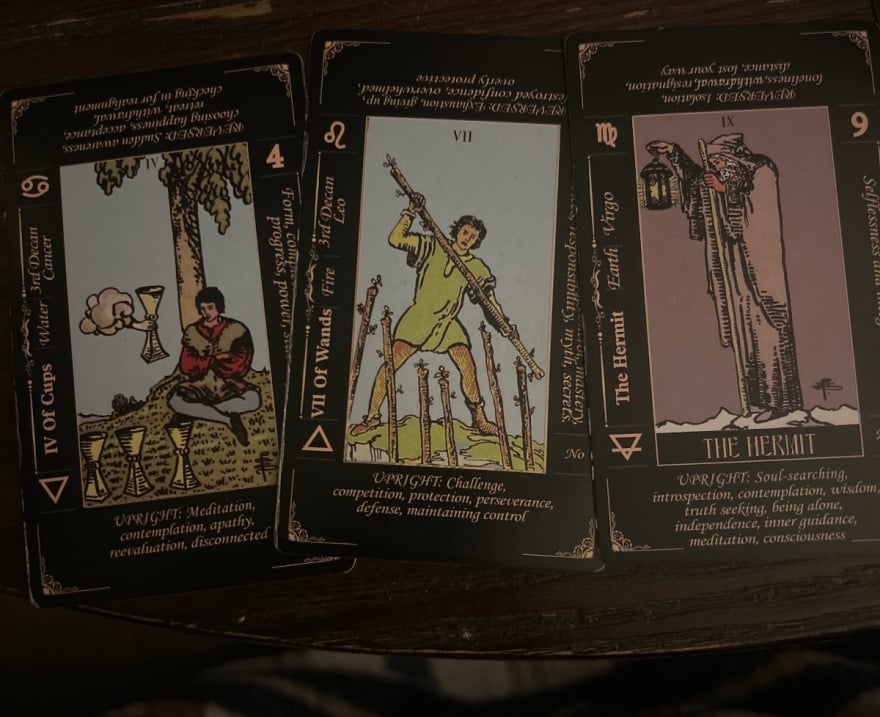 currently.. - tarot reading by Christina Brook