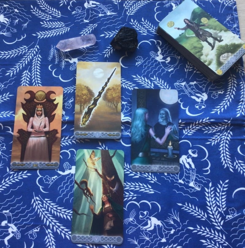 Facing a challenge spread - tarot reading by m-c