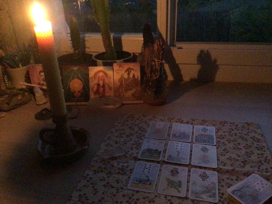 Candle light reading 😊 - tarot reading by m-c