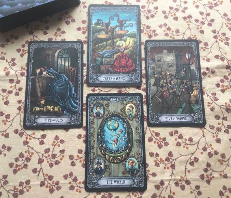 Facing a challenge spread - tarot reading by m-c