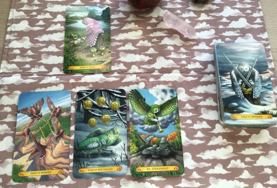 Situation, challenge, advice spread - tarot reading by m-c