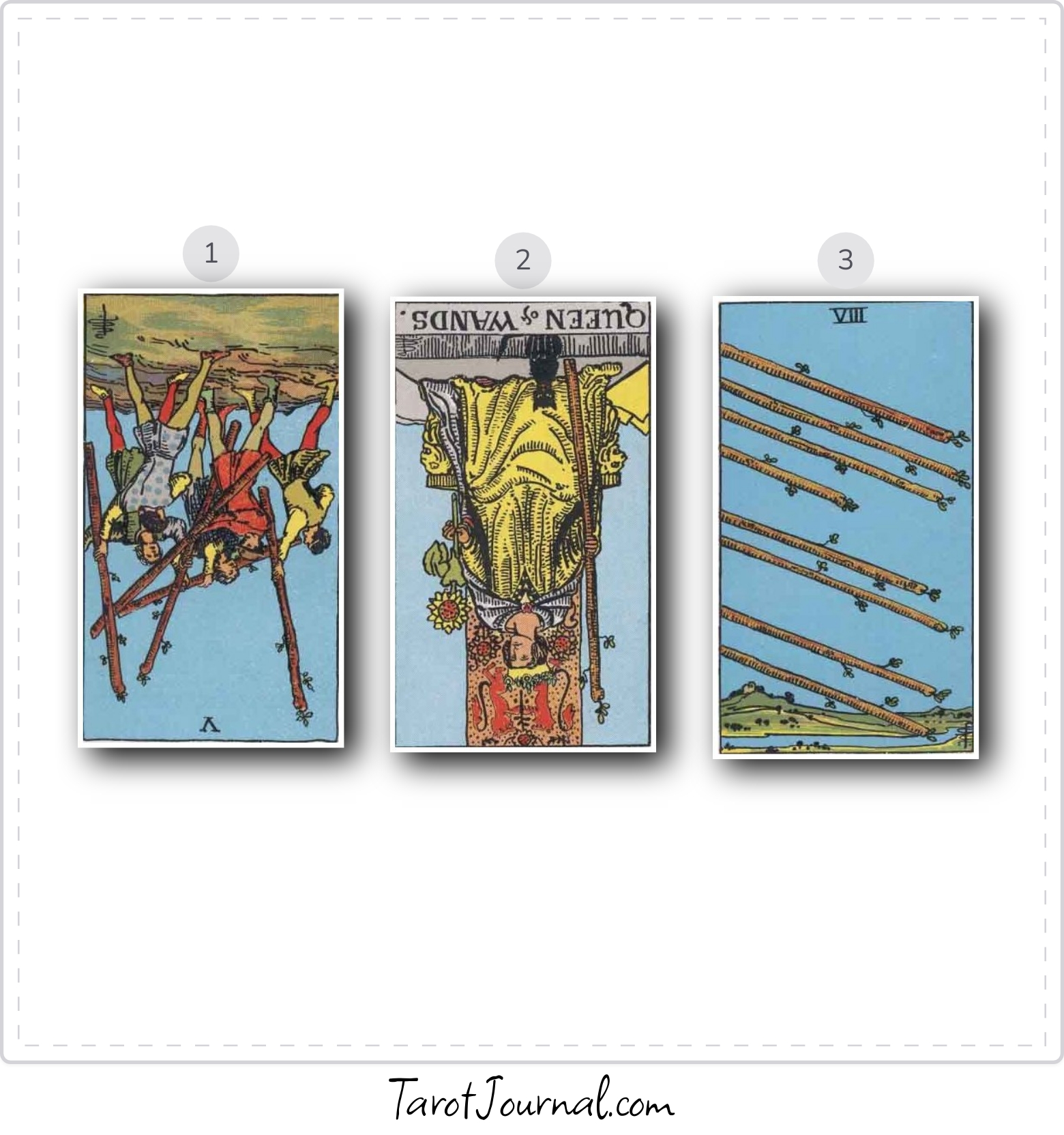 3 card daily self reflection - tarot reading by Claire