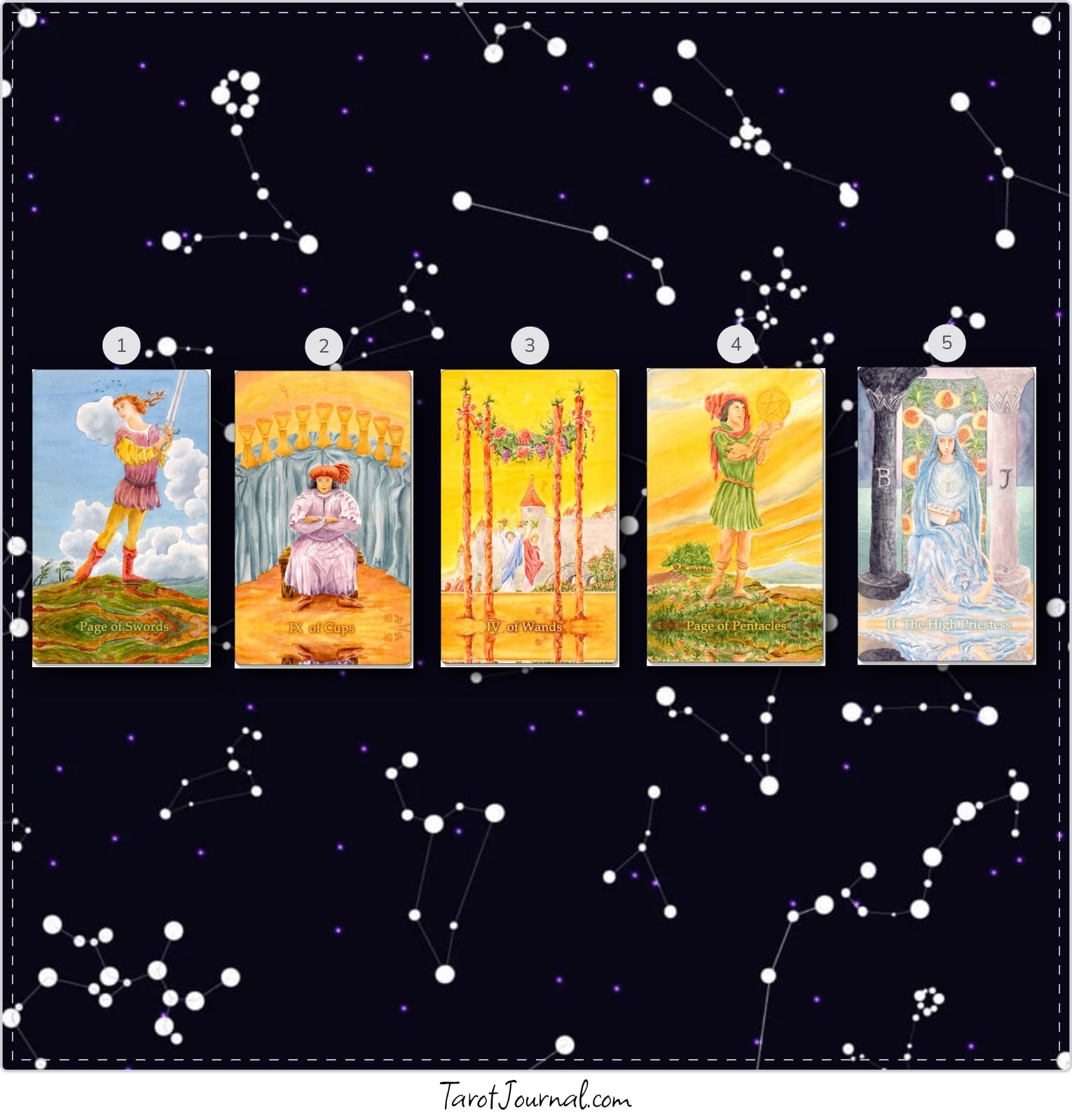The nine and the woman - tarot reading by Brandy M Werkmeister
