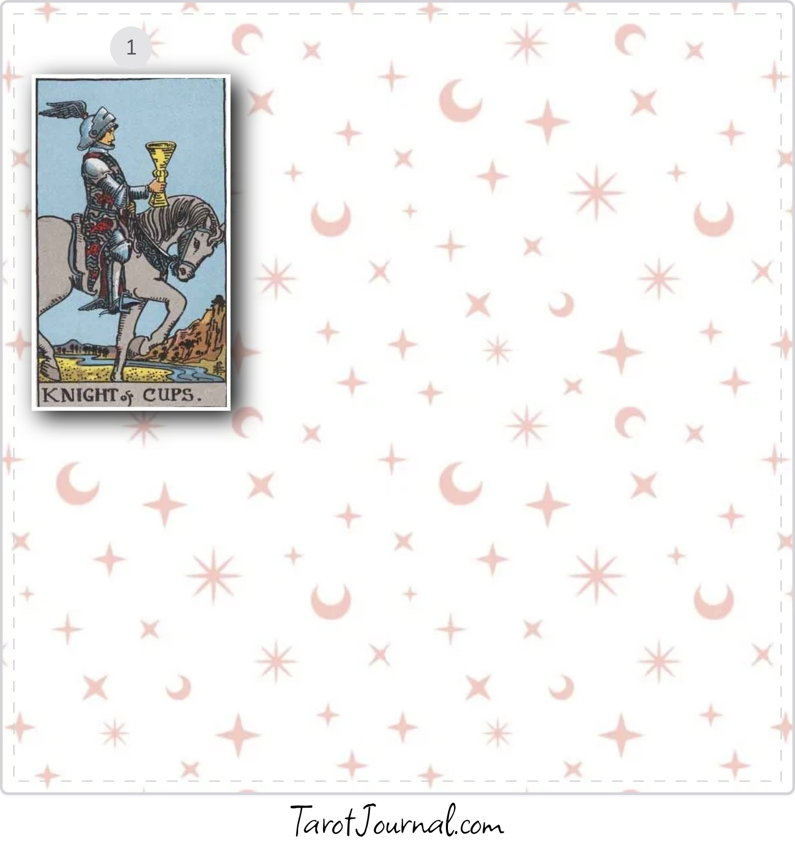 knight of cups - tarot reading by Leyna