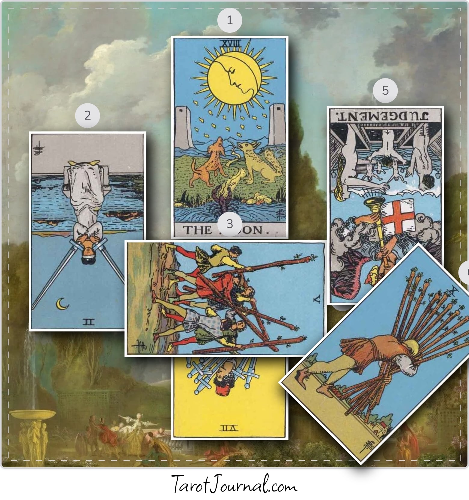 Full Moon - Pisces - tarot reading by Penn Wagner